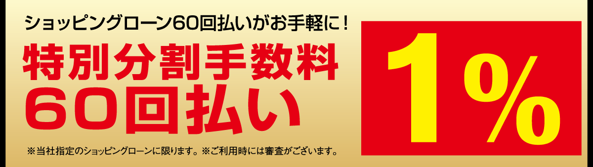特別分割手数料60回1％。