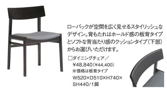 カリモク新横浜ショールーム新作家具フェア こだわりのシート仕様。