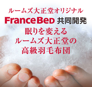 フランスベッド共同開発羽毛ふとん