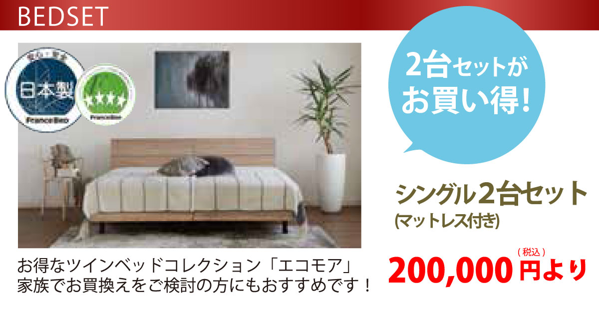 フランスベッドのベッドセット