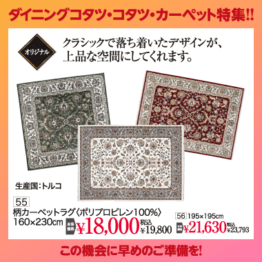 カーペット：税込19,800円