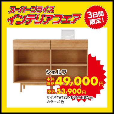 シェルフ：税込53,900円