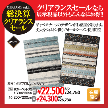 カーペット：税込24,750円